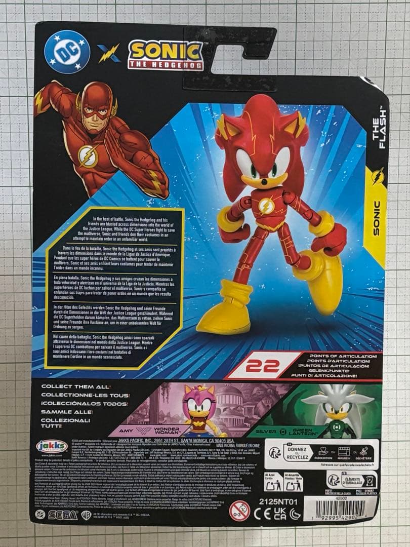DCコラボ ソニック 可動 フィギュア 海外輸入品　ブリスター