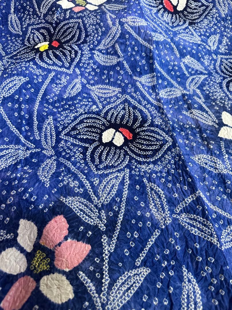 身丈162裄丈71‼️未使用✨有松鳴海絞り浴衣