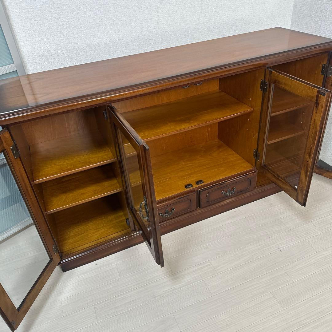 カリモク コロニアル サイドボード リビングボード キャビネット ※iso※