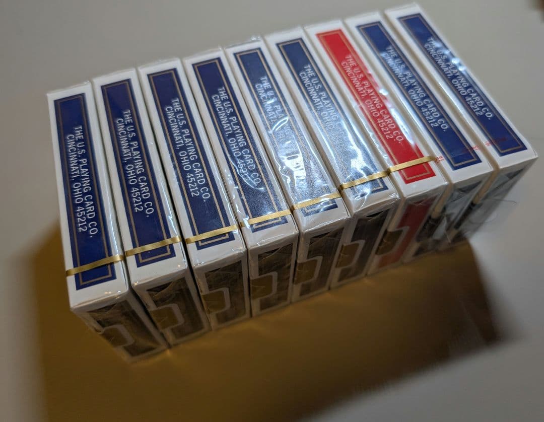 トランプ　オハイオ製　9個　ゴールドスタンダード　ライダーバック　OHIO