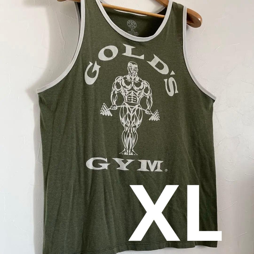 ゴールドジム　リンガータンクトップ　gold's gym 鈴木雅　グリーン　緑