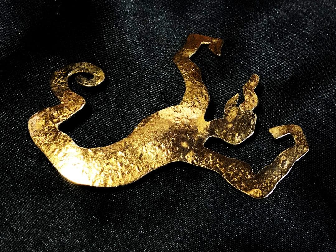 【 HERVÉ VAN DER STRAETEN 純金ブローチ 】　ヴィンテージ