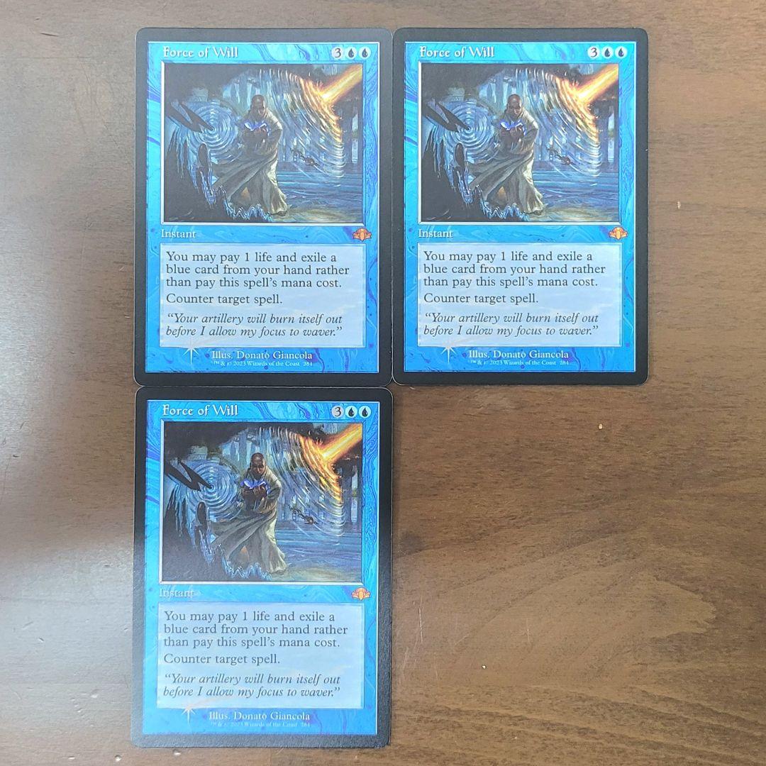 【英語版Foil】意志の力/Force of Will(3枚)