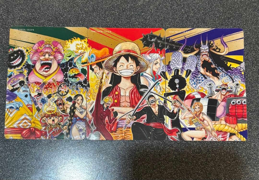 2022 ナツコミ ワンピース ステッカー 3種 コンプリート セット