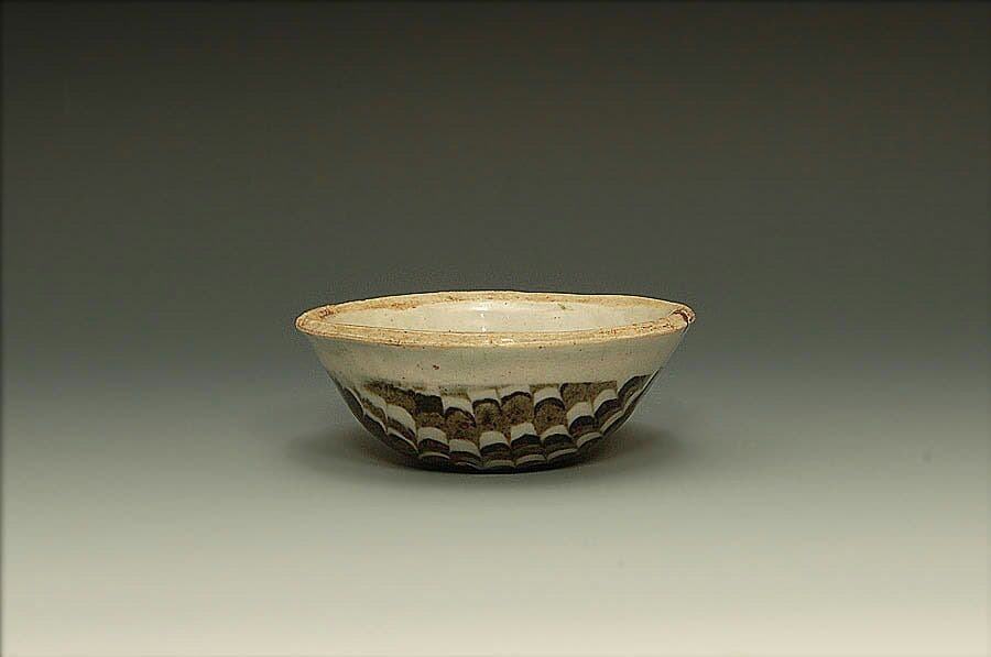 (希少 最上作 名品)河井寛次郎 練上手盃 武一識箱(真作)