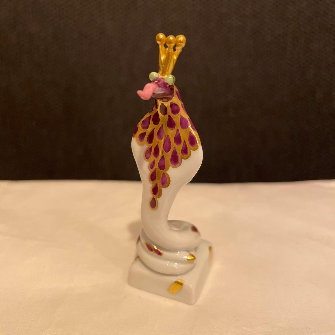 マイセン置物⭐︎巳ヘビフィギュア干支シリーズ手びねりMeissen 美品