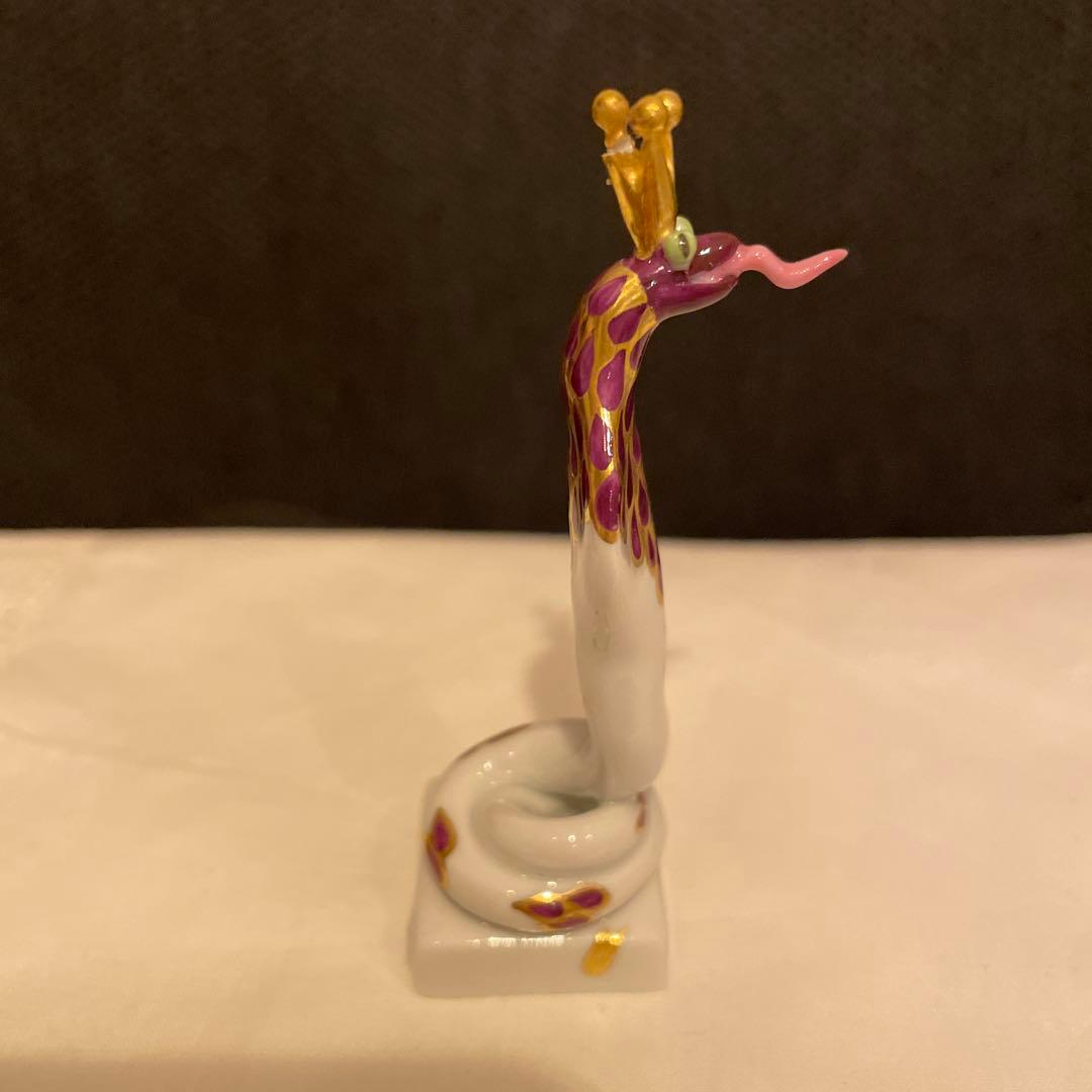 マイセン置物⭐︎巳ヘビフィギュア干支シリーズ手びねりMeissen 美品