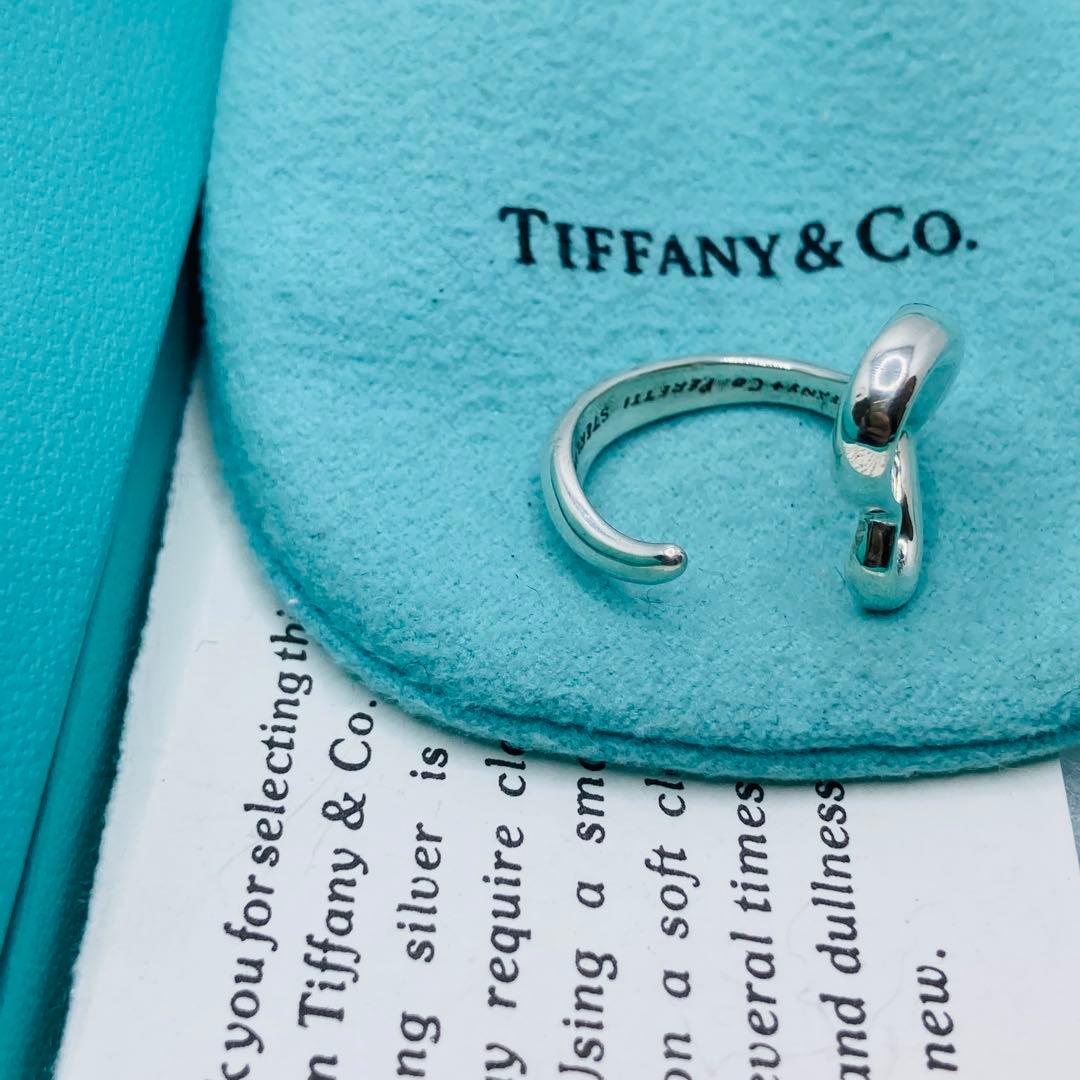 極美品✨ ティファニー リング オープンハート AG925 #14