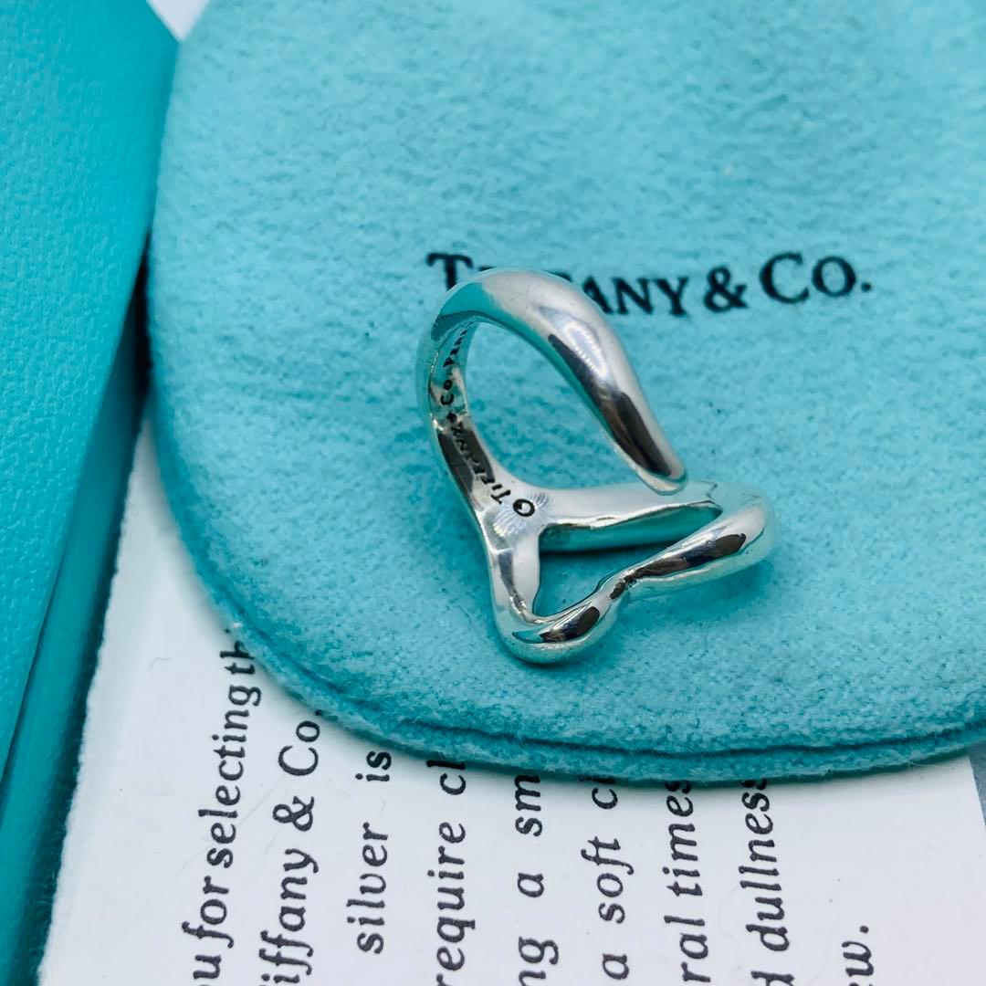 極美品✨ ティファニー リング オープンハート AG925 #14