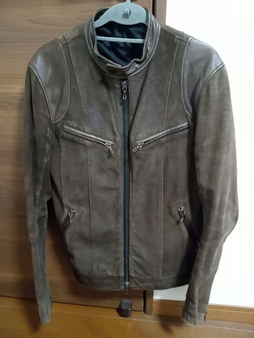 シェラックシングルライダースジャケット