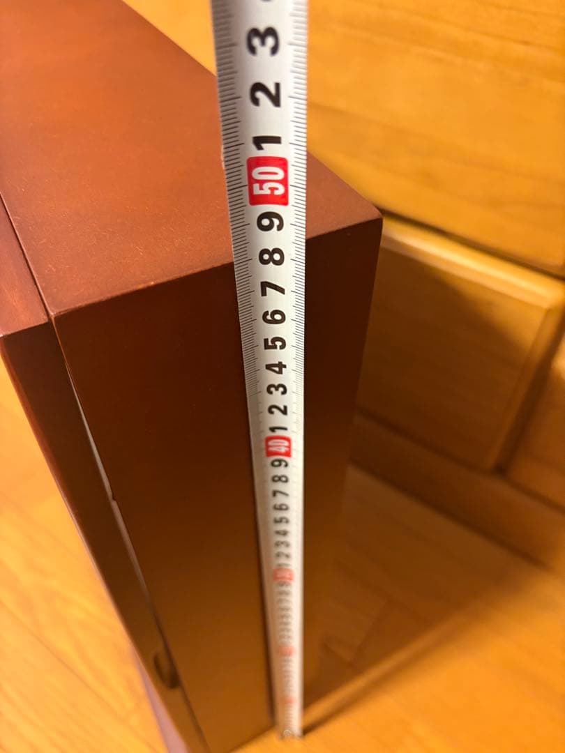 コレクションケース 木製 背面ミラー 棚ガラス5枚付