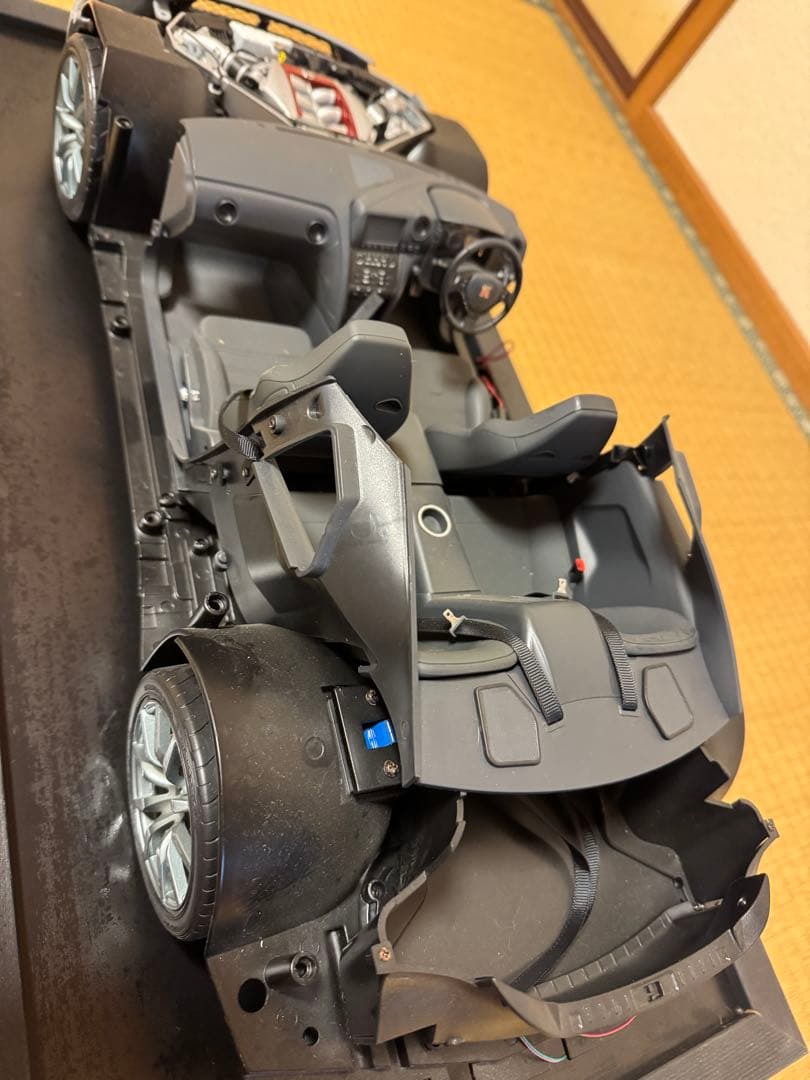 日産 NISSAN GT-R シルバー ディアゴスティーニ　ジャンク品
