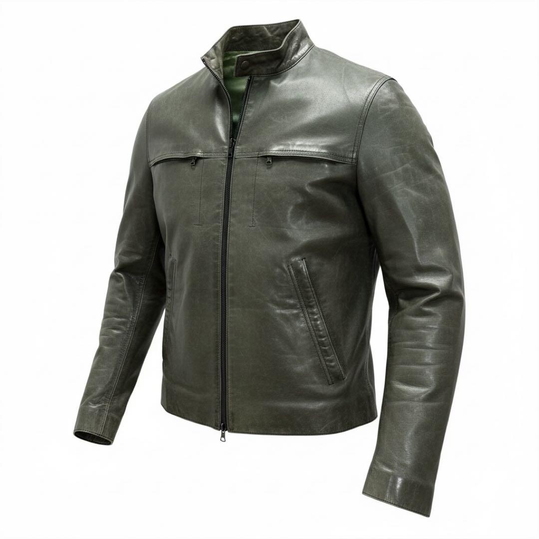 幻の逸品★m0851 カウハイド シングルライダース レザージャケット カナダ製