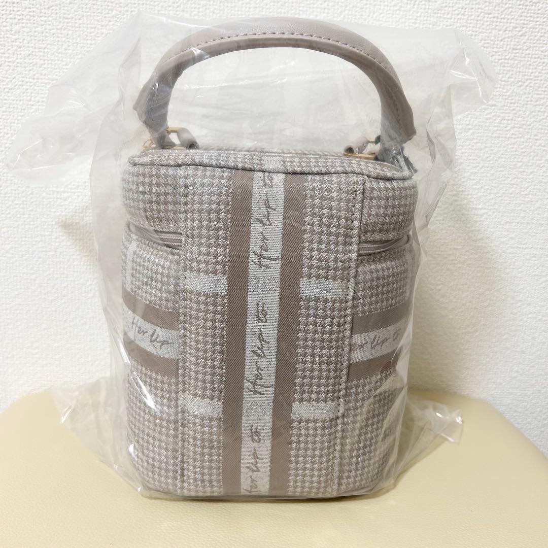 バッグ HLT Jacquard Vanity Bag herlipto