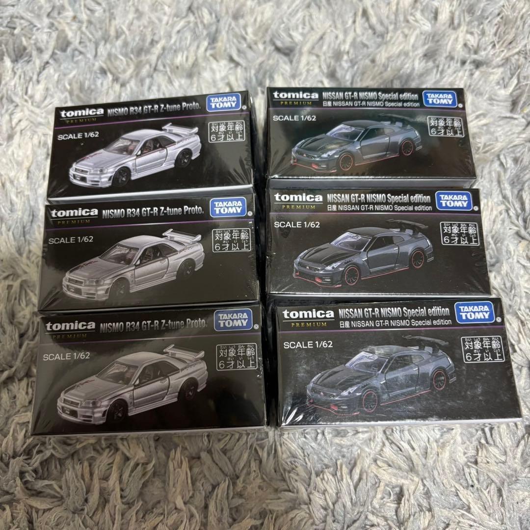 トミカプレミアム ジャパンモビリティショー 限定 日産 GT-R 6台セット