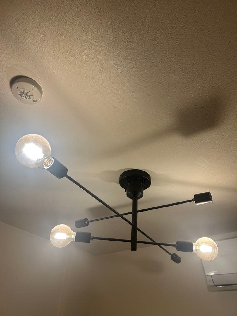 アストル　インターフォルム　シーリングライト ブラック