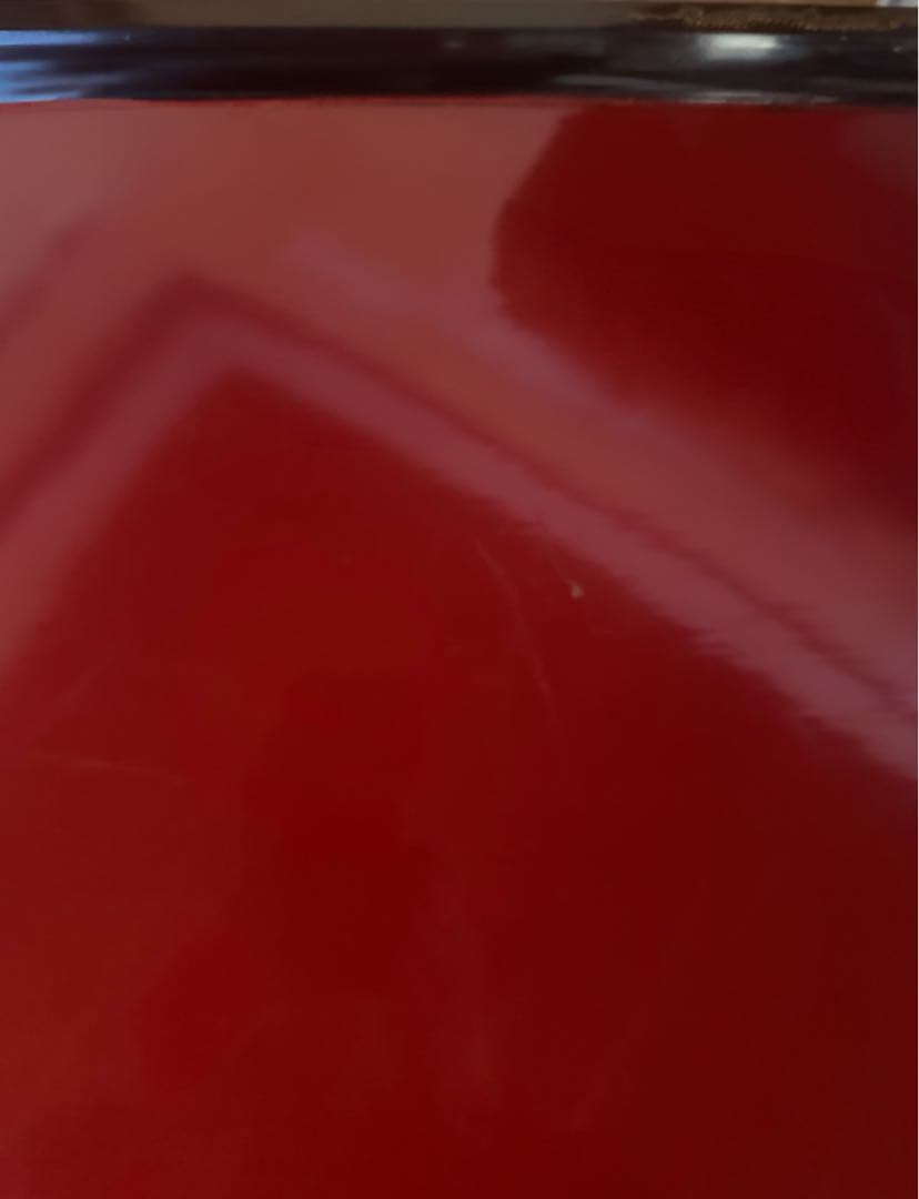 アンティーク 入れ子 机 輪島塗 脚付膳 一対 明治期 廣盆 蒔絵 黒朱塗