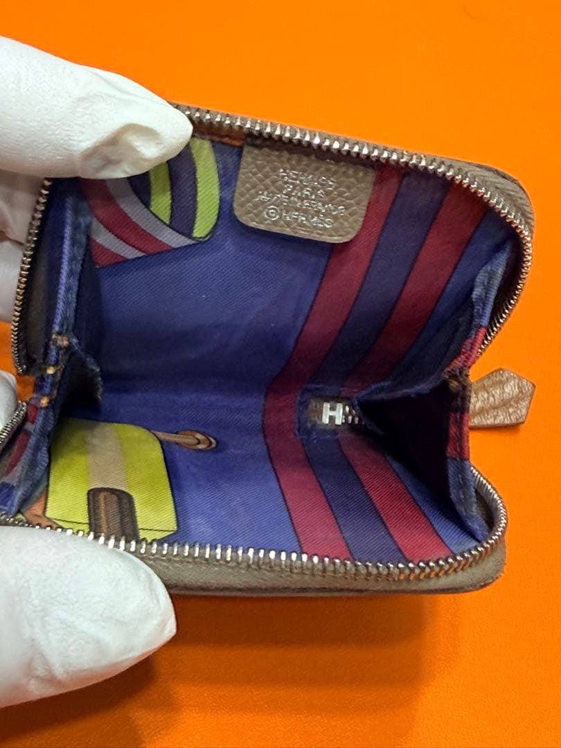 エルメス アザップコンパクト レザー 財布 正規品 ケース