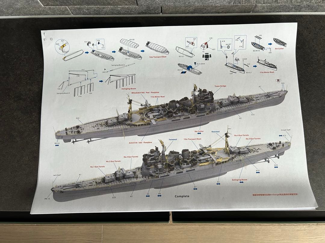 1/350ベリーファイアVERYFIRE日本海軍　愛宕デラックスキット