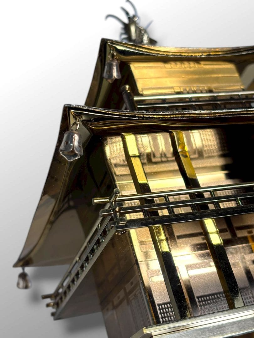 #金閣寺 真鍮製モデル ミニチュア　S-12