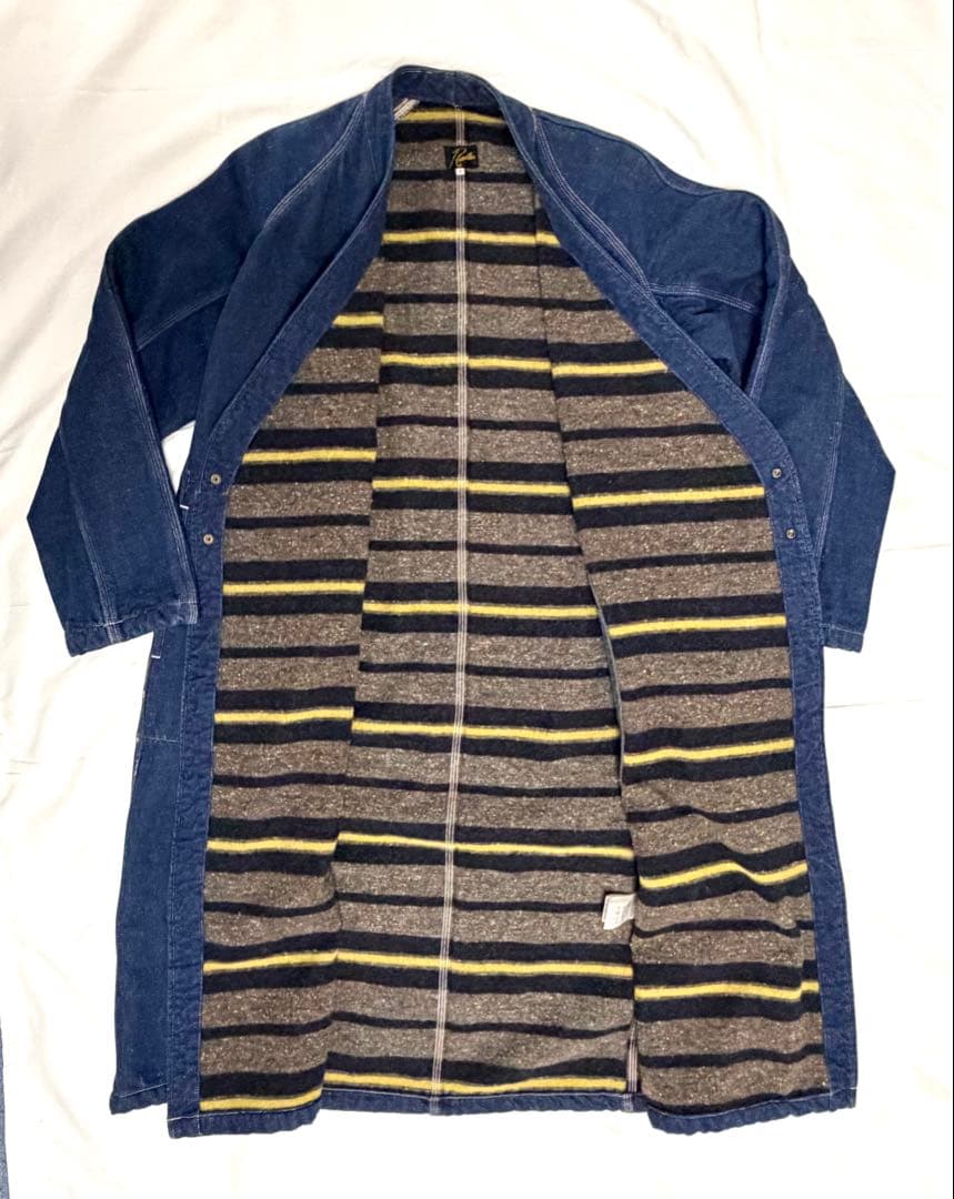 ニードルズ　デニム作務衣コート Sサイズ
