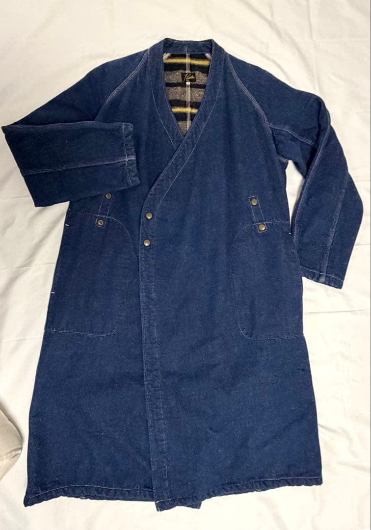 ニードルズ　デニム作務衣コート Sサイズ