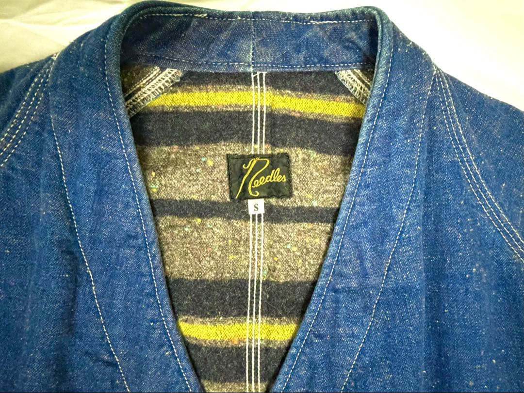 ニードルズ　デニム作務衣コート Sサイズ