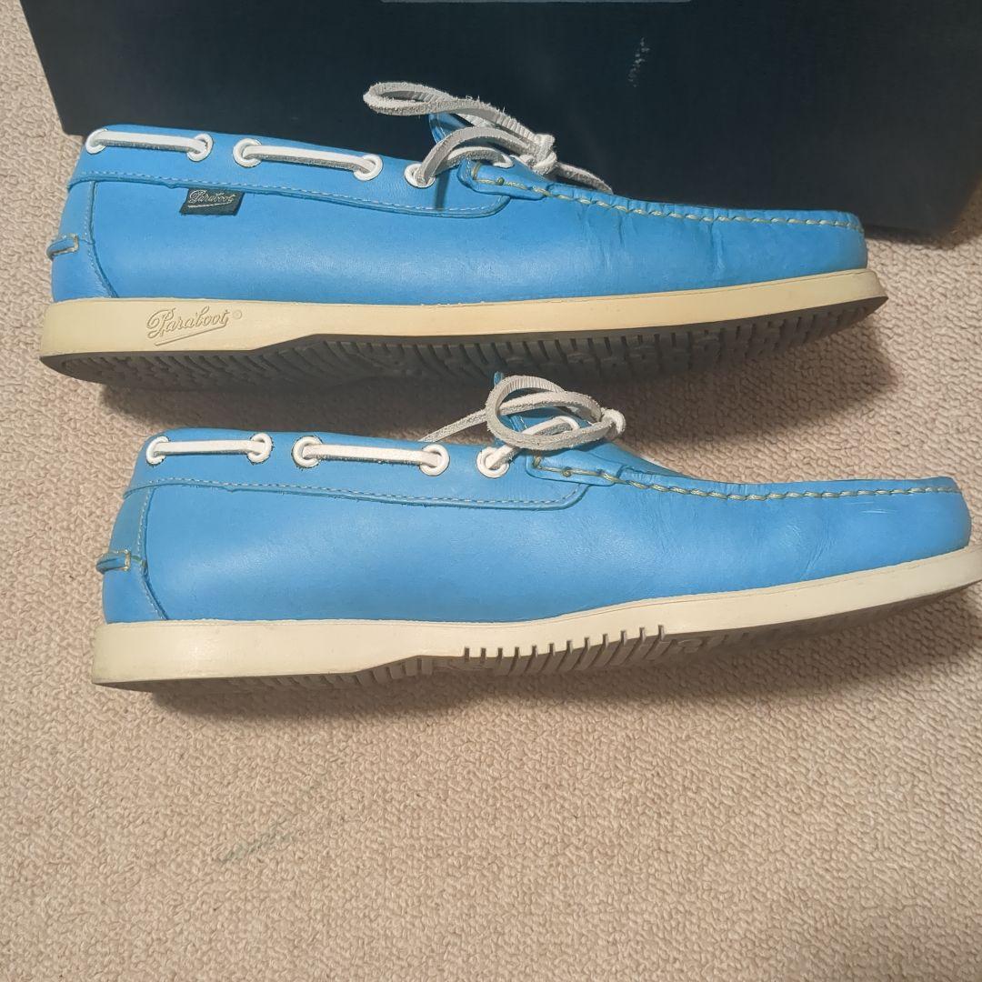 Paraboot デッキシューズ 青