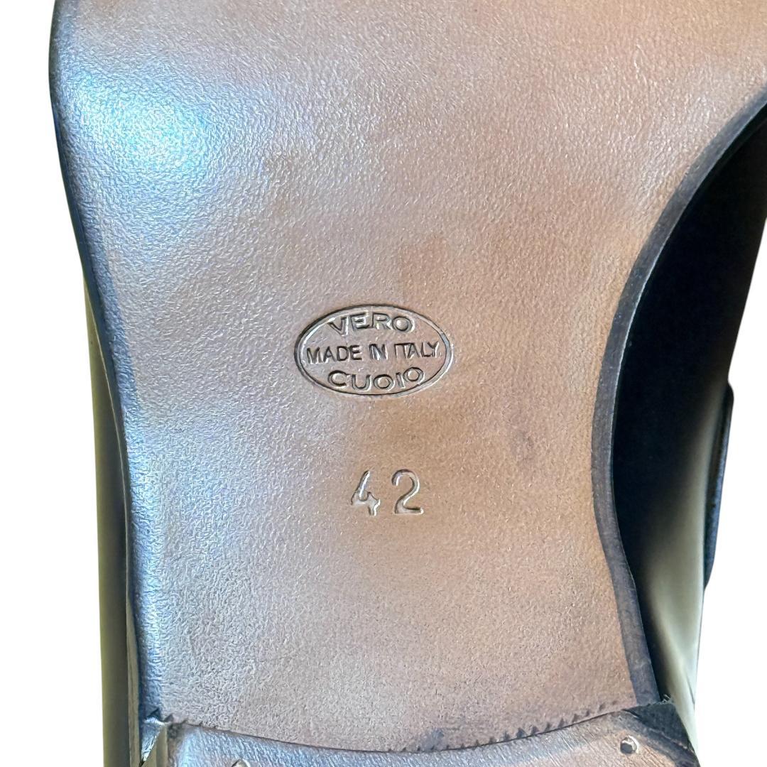 美品 1PIU1UGUALE3 Roma レザー タッセル ローファー