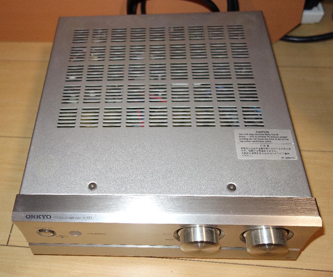 ONKYO A-933 プリメインアンプ リモコン取説付き