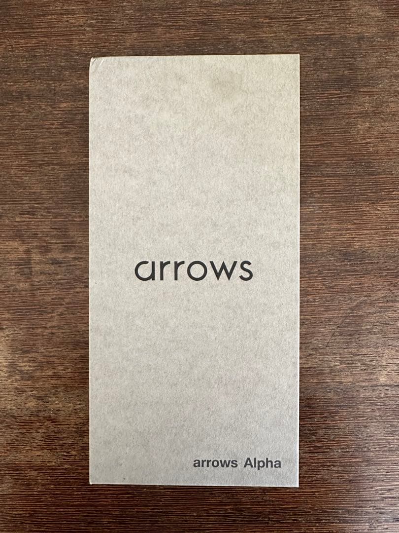 ARROWS Alpha M08 ブラック　新品未使用