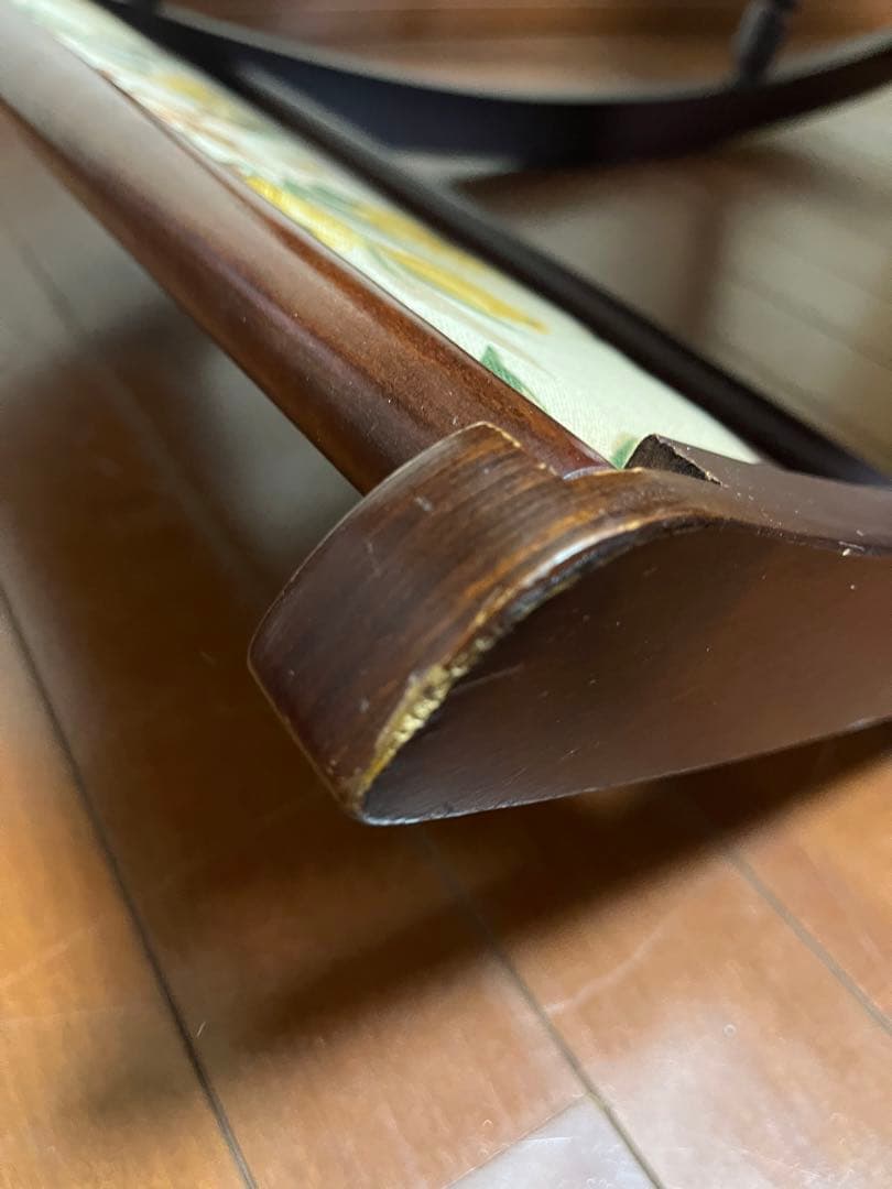 【ワンプライス】【ビンテージ】ロッキングチェア　背もたれクッションダブル付き