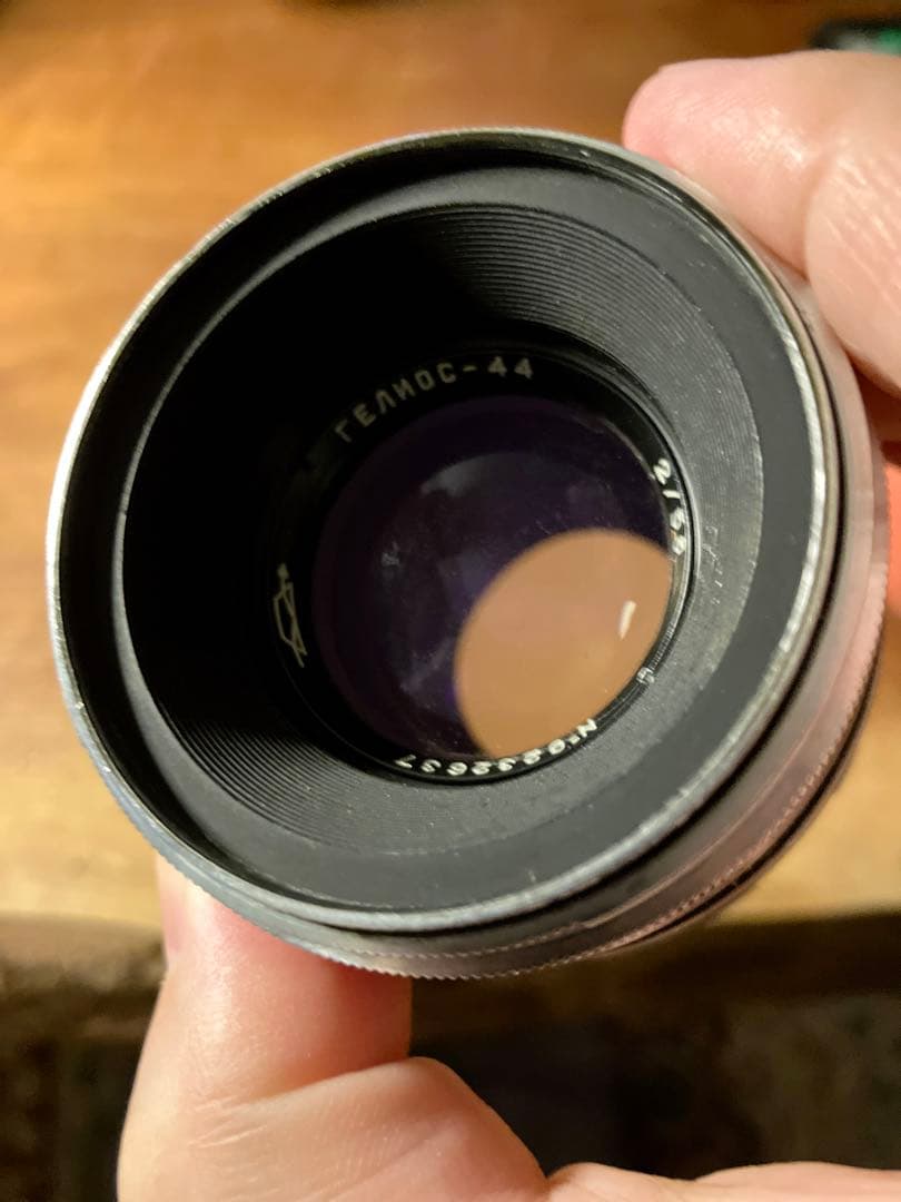 激レア　ヘリオス　58mm f/2 最初期玉　13枚　美品　シルバー　ぐるぐる