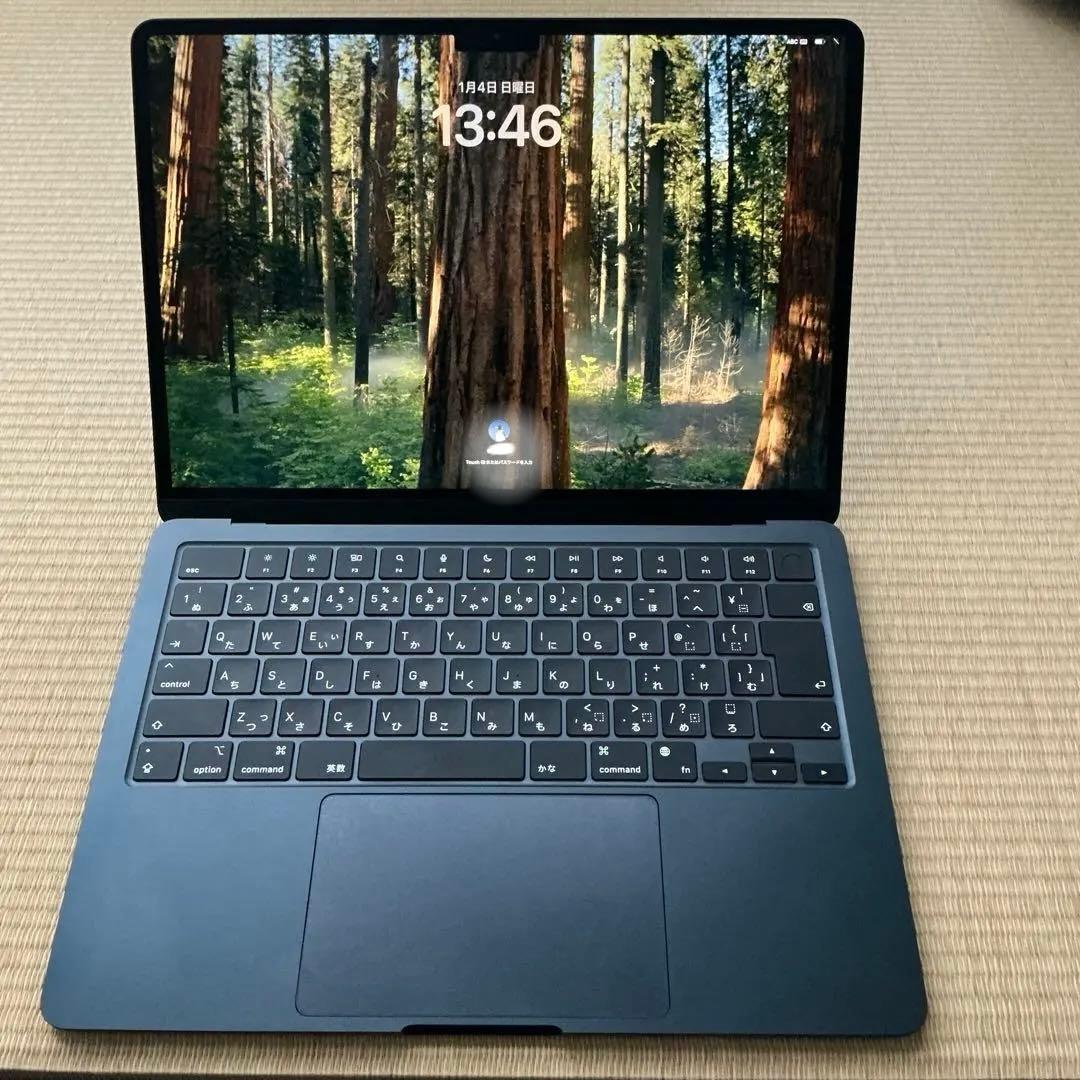 Macbook air M2 16GB 512GB　ミッドナイト
