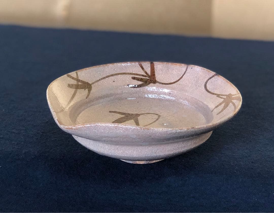 《レ》懐石 絵唐津 向付4客 三玄窯 共布 共箱　251027う1