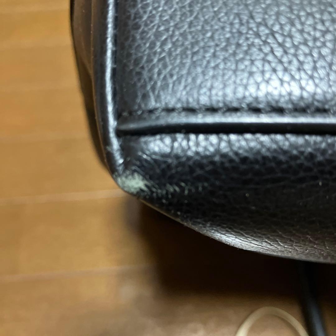 本日削除します！美品レザーcoachメンズトートバッグ　ブラック