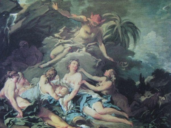 フランソワ ブーシェ、【ニンフに幼児デュオソスを託すヘルメス】