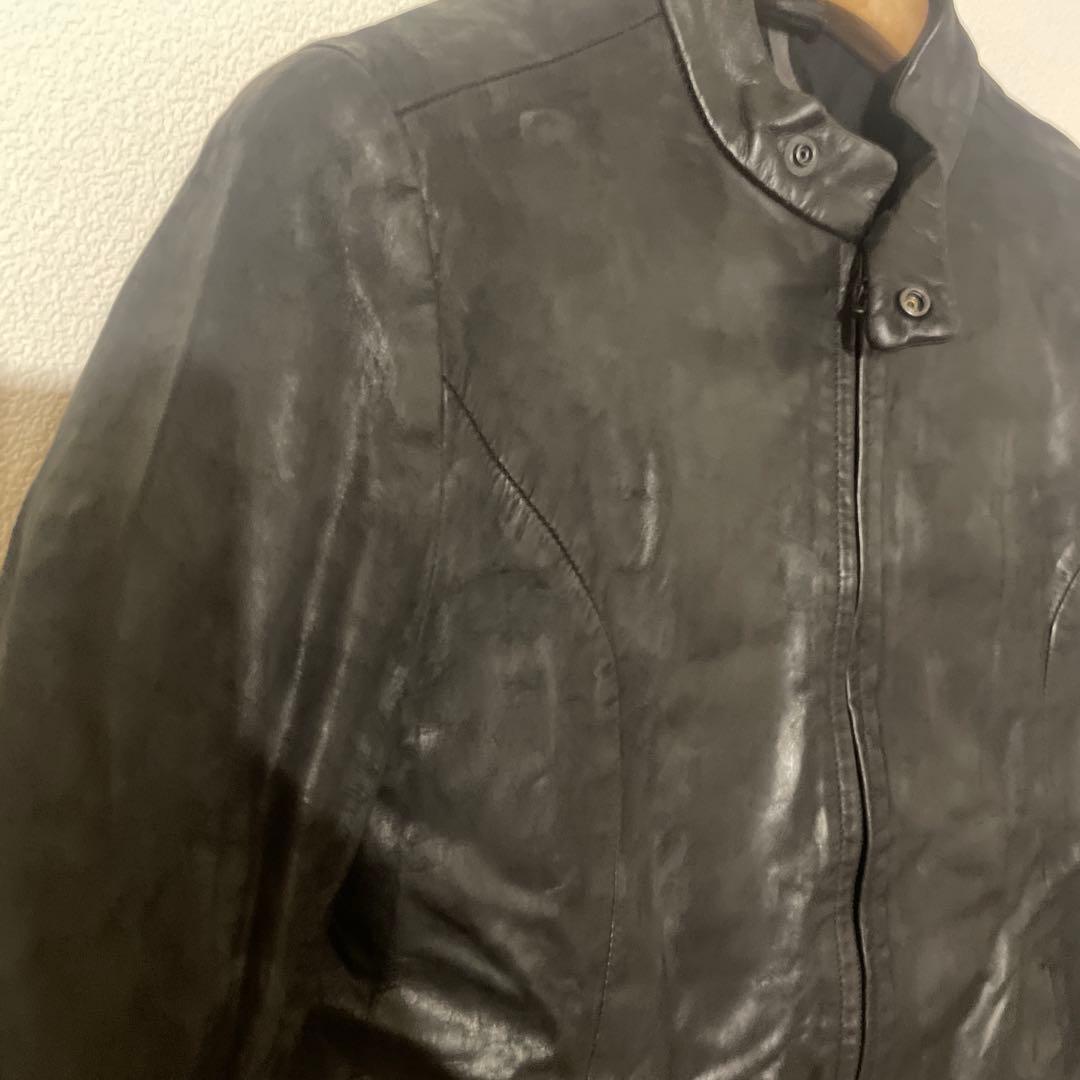 KAZUYUKIKUMAGAI ATTACHMENT ライダースジャケット　牛革