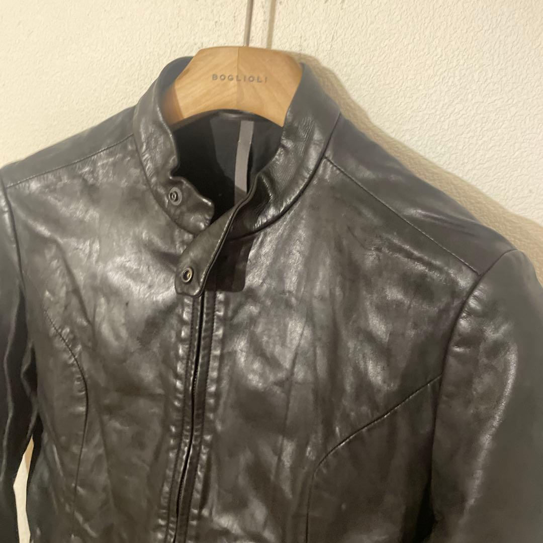 KAZUYUKIKUMAGAI ATTACHMENT ライダースジャケット　牛革