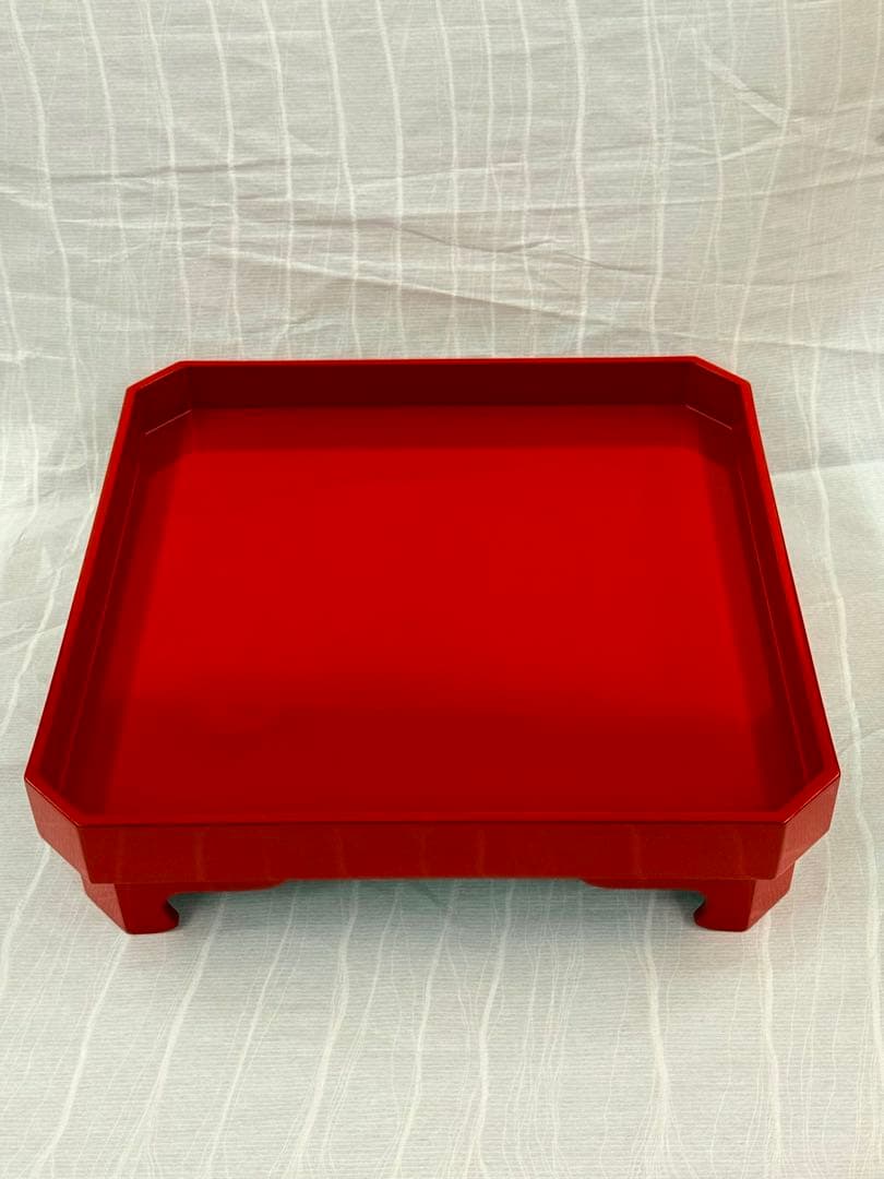 越前漆器 無地 祝膳 総朱 木製