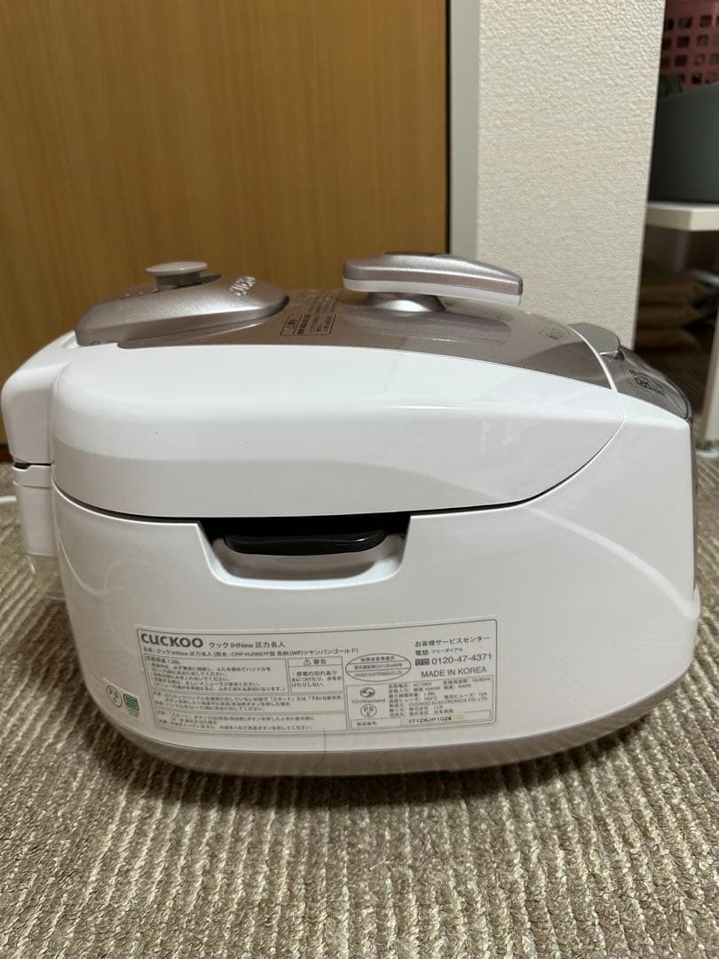 ☆玄米が炊けます☆日本美健 cuckoo NEW圧力名人CRP-HJ0657F