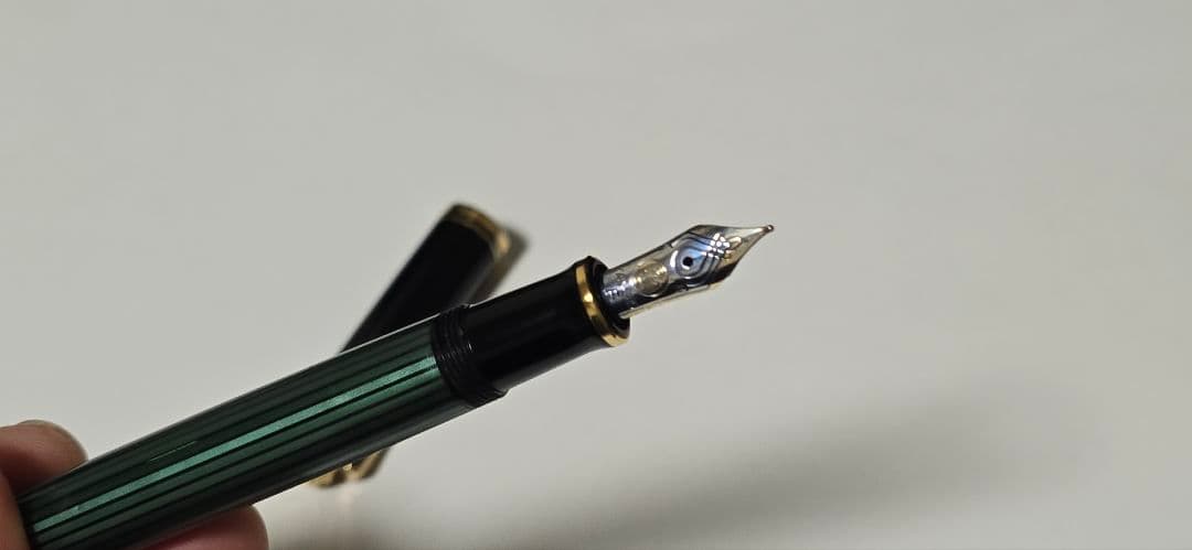 ペリカン(perikan)スーベレーン M400 緑縞 F