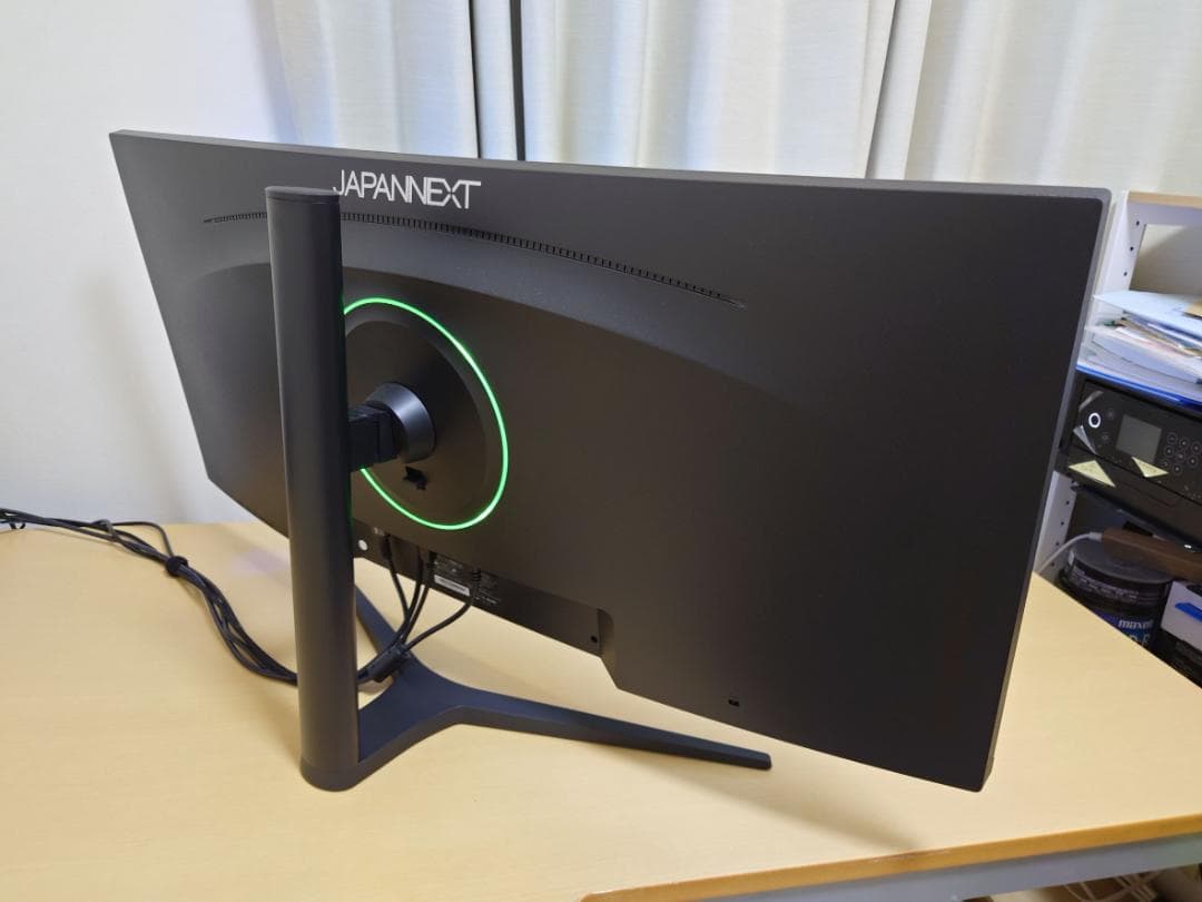JN-IPSC34UWQHDR-C65W-H 34インチ ウルトラワイドモニター