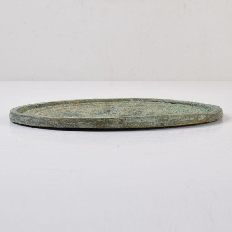 中国　古銅青銅　饕餮文　銅鏡　古鏡　C　R9101