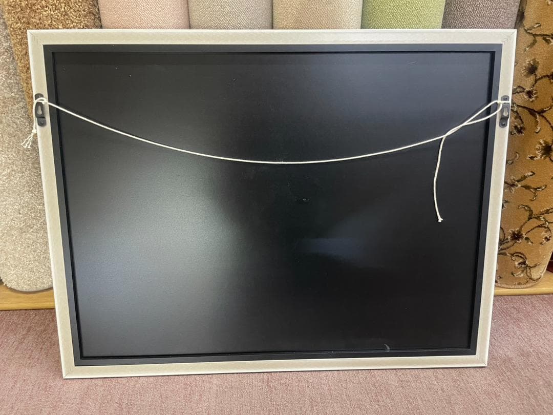 水晶絵　ライオン　幅80　カラフル　アニマル　アートパネル　絵画　ペイント　絵