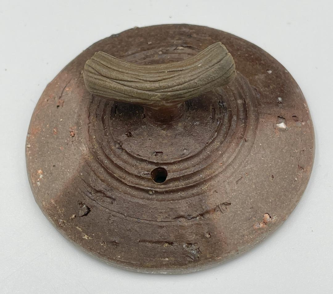 備前焼 武田良昭作 メロン型宝瓶, 8.5cm×10cm×6cm, 伝統工芸