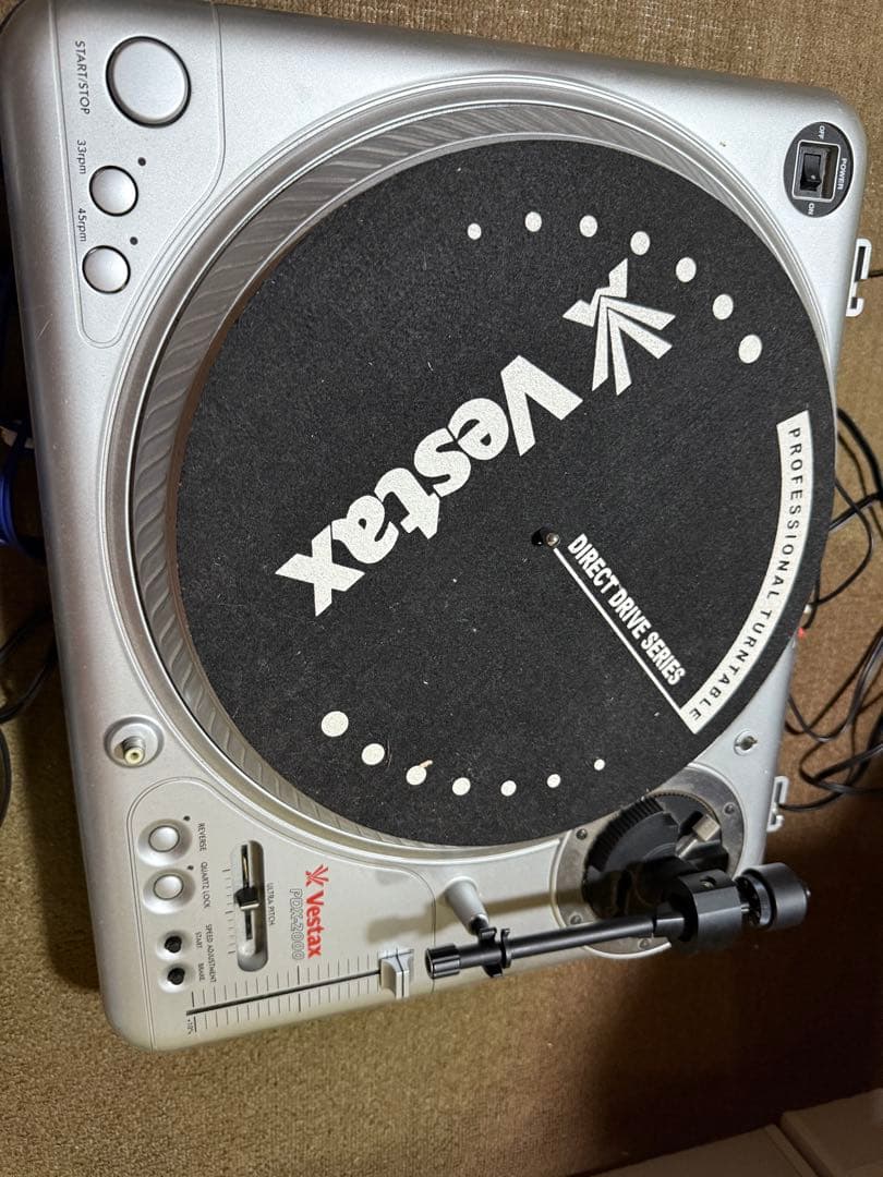 Vestax ターンテーブル2台ミキサーセット