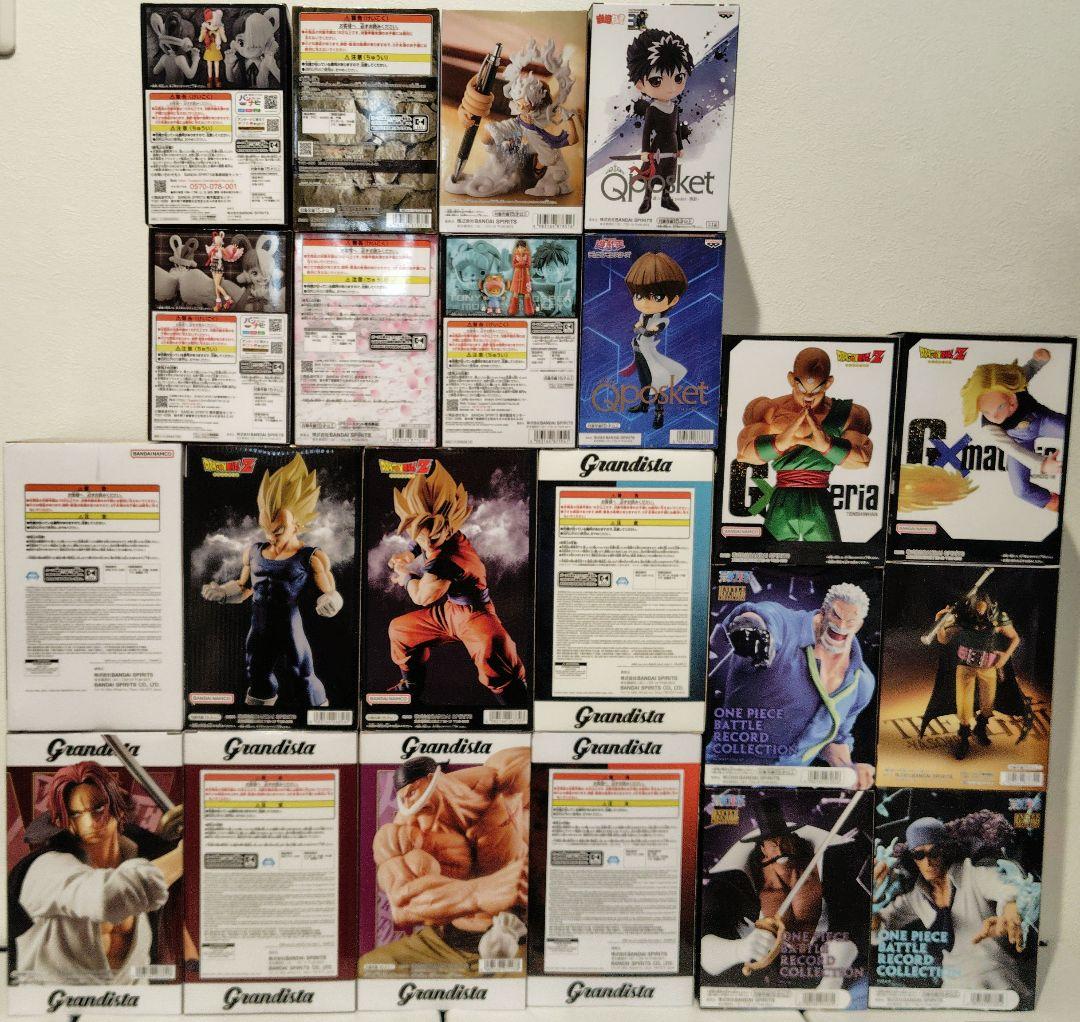 ワンピース、ドラゴンボール、呪術廻戦　他フィギュア22個セット