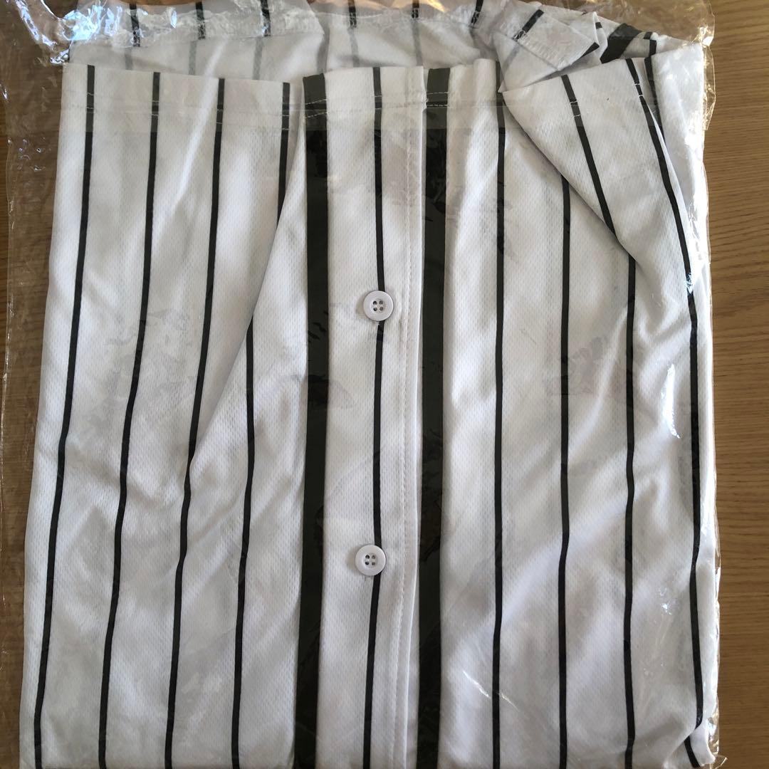 SUPER BEAVER 20周年ベースボールシャツ ストライプ XLサイズ