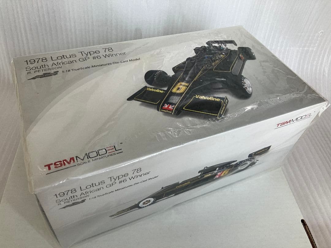 O⑧ ロータス78 ミニカー 1/18 ロニー・ピーターソン　JPS仕様